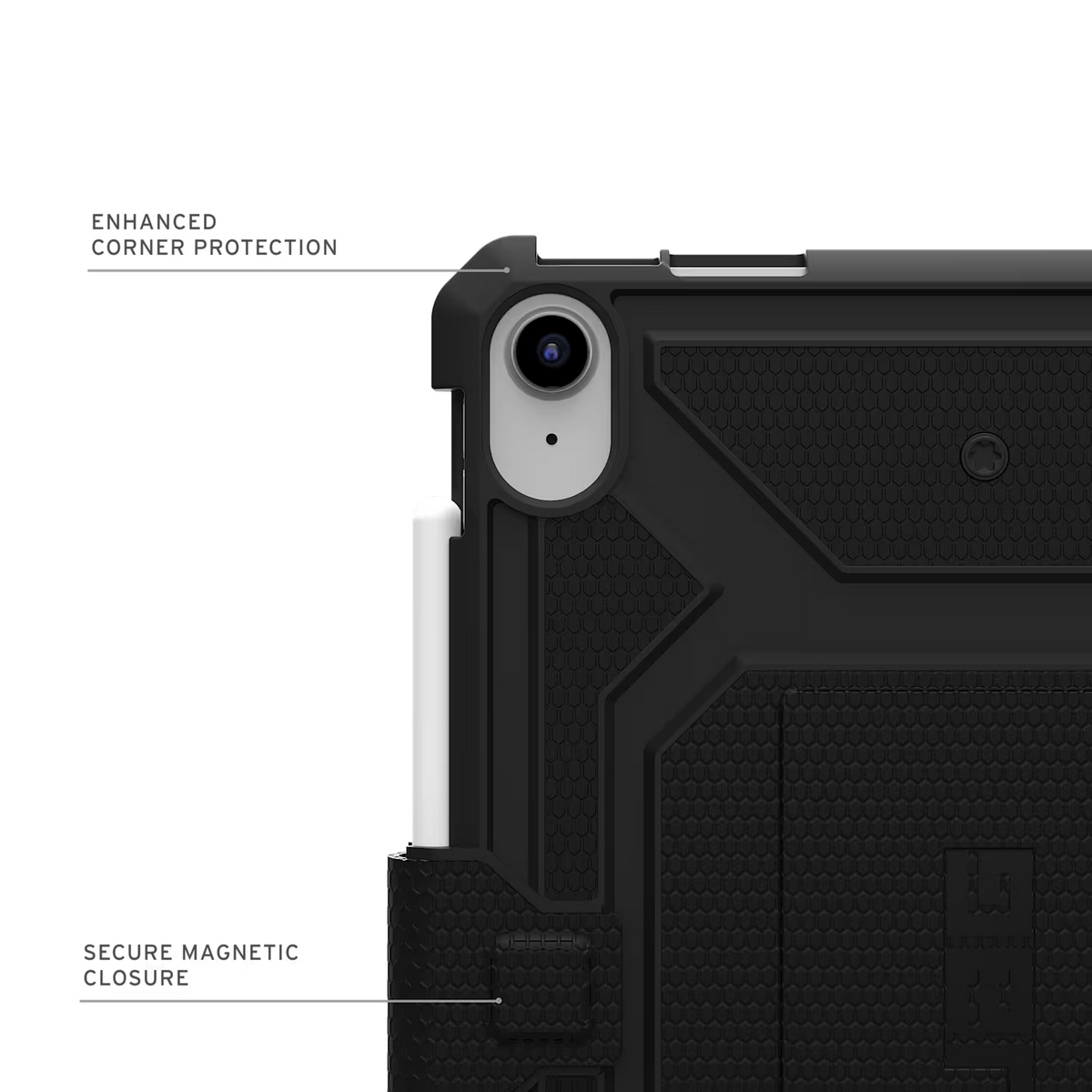 UAG รุ่น Metropolis Tact.Armr - เคส iPad Air 11" (M4/M3/M2) - สี Black