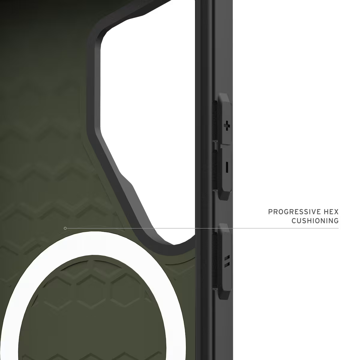 UAG รุ่น Civilian LT (Magnetic) - เคส Galaxy S26 Ultra - สี Olive Drab