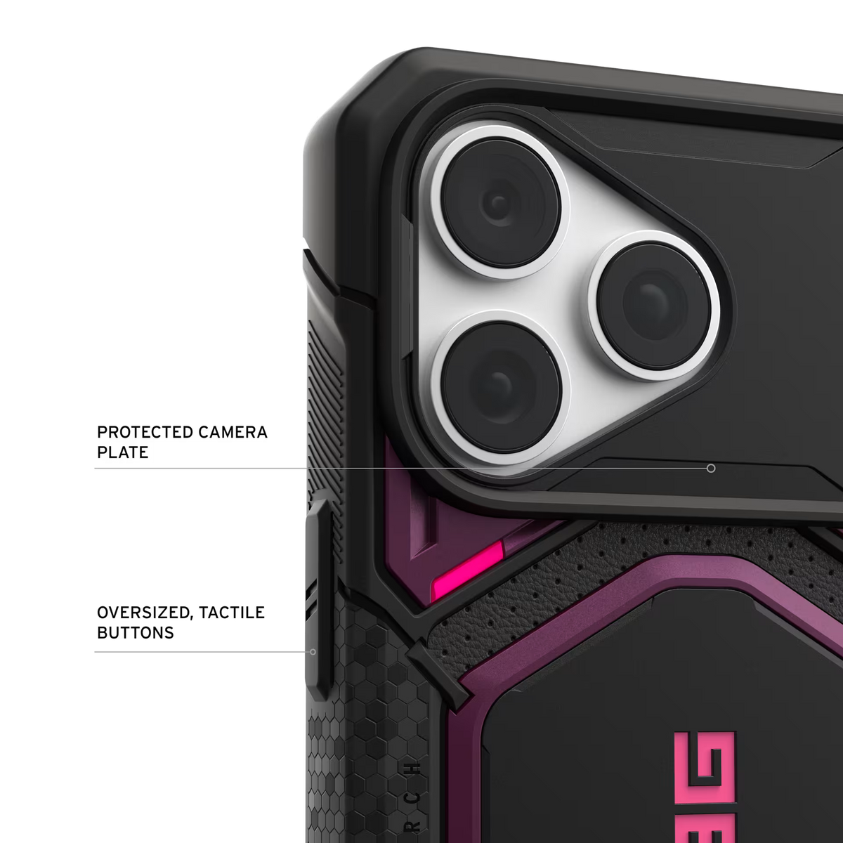 UAG รุ่น Monarch Pro (Cap) - เคส iPhone 17 Pro Max / 18 Pro Max - สี Deep Purple Synth