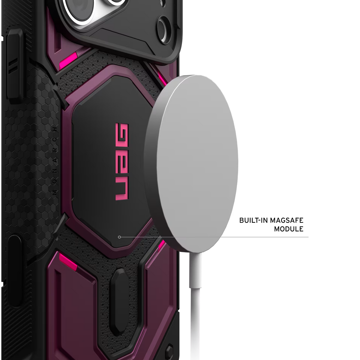 UAG รุ่น Monarch Pro (Cap) - เคส iPhone 17 Pro Max / 18 Pro Max - สี Deep Purple Synth