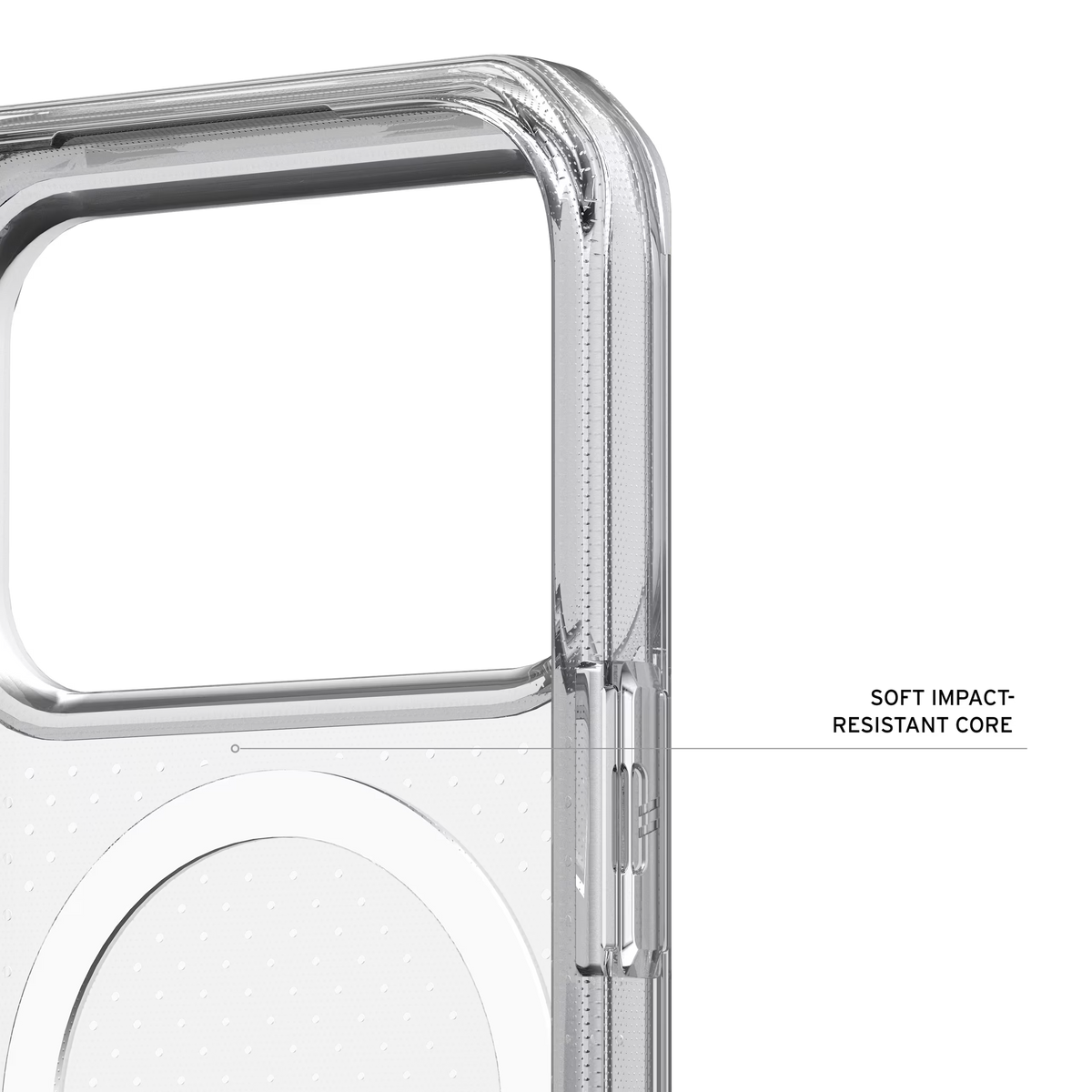 UAG รุ่น Dot (Magsafe) - เคส iPhone 17 Pro / 18 Pro - สี Ice/Smoke