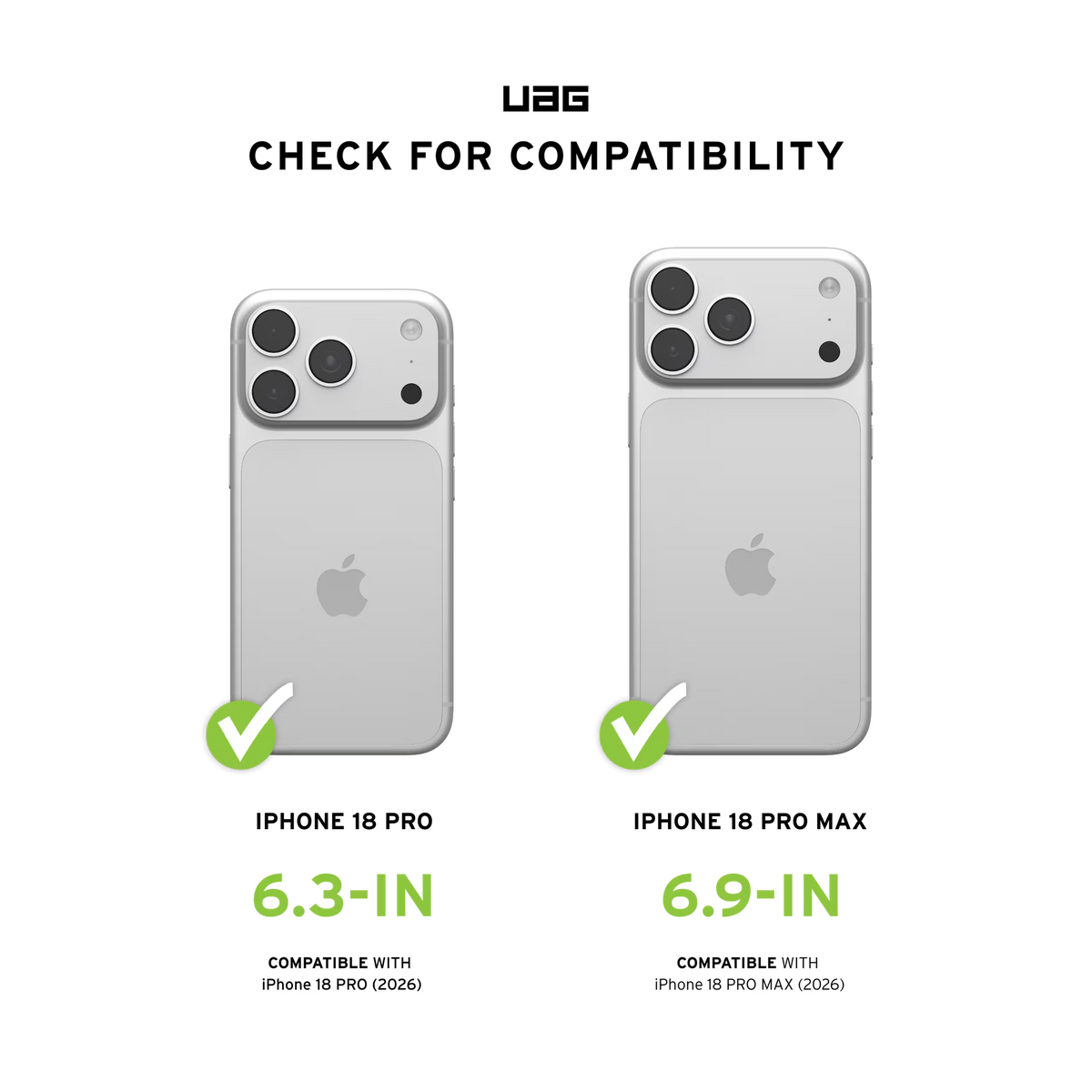 UAG รุ่น Lens Shield - กระจกเลน์กล้อง iPhone 18 Pro / 18 Pro Max / 17 Pro / 17 Pro Max - สี Titanium