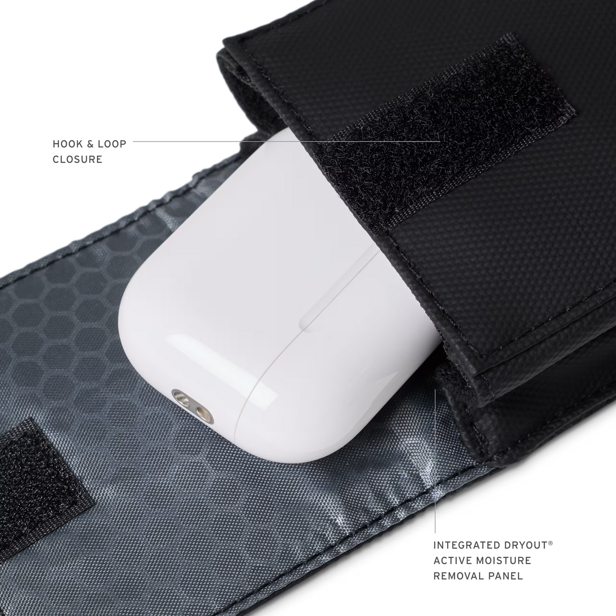 UAG รุ่น DRYOUT® Rescue AirPods Pouch – กระเป๋าดูดความชื้นใส่หูฟัง / AirPods – สี Black