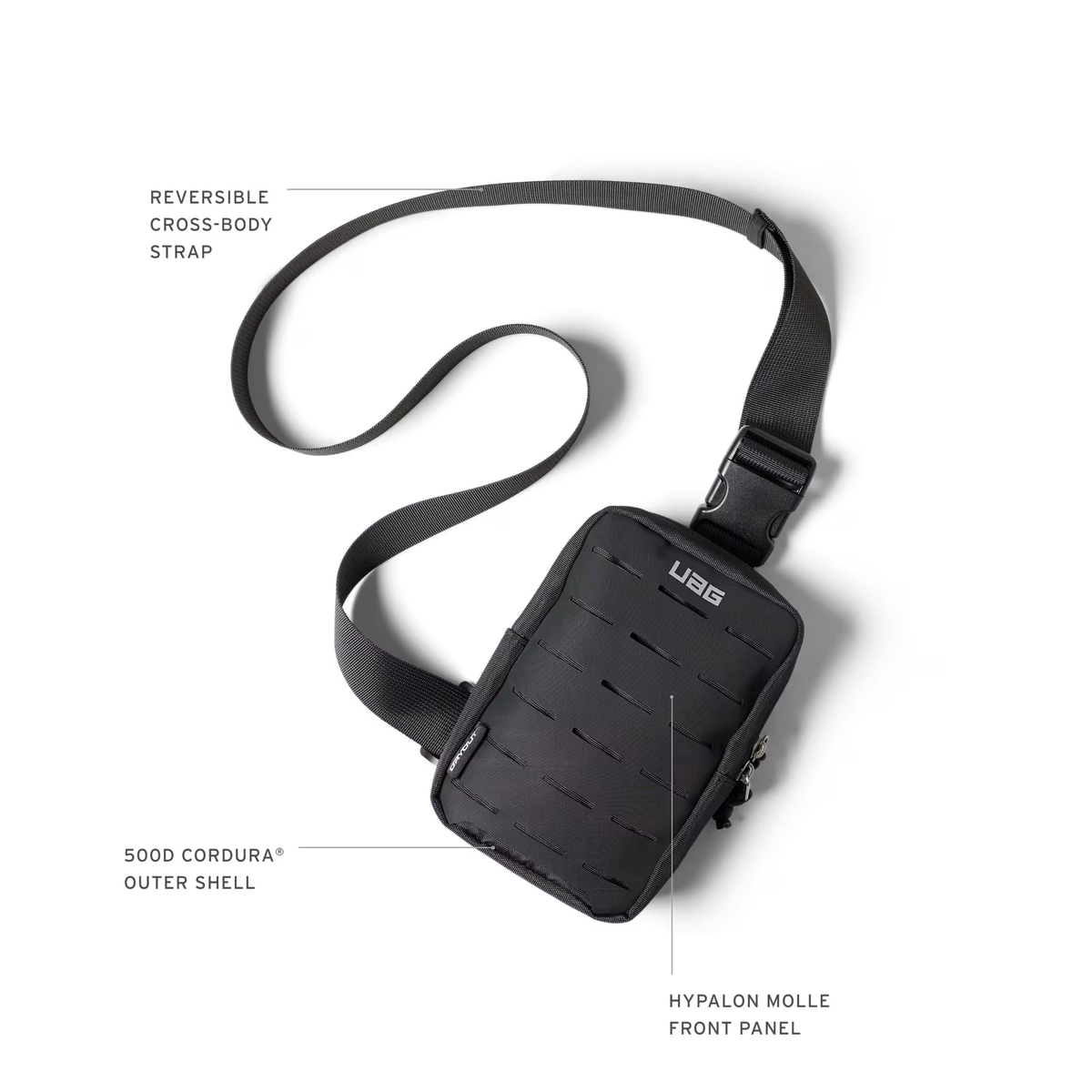 UAG รุ่น DRYOUT® Crossbody Sling – กระเป๋าคาดอก – สี Black