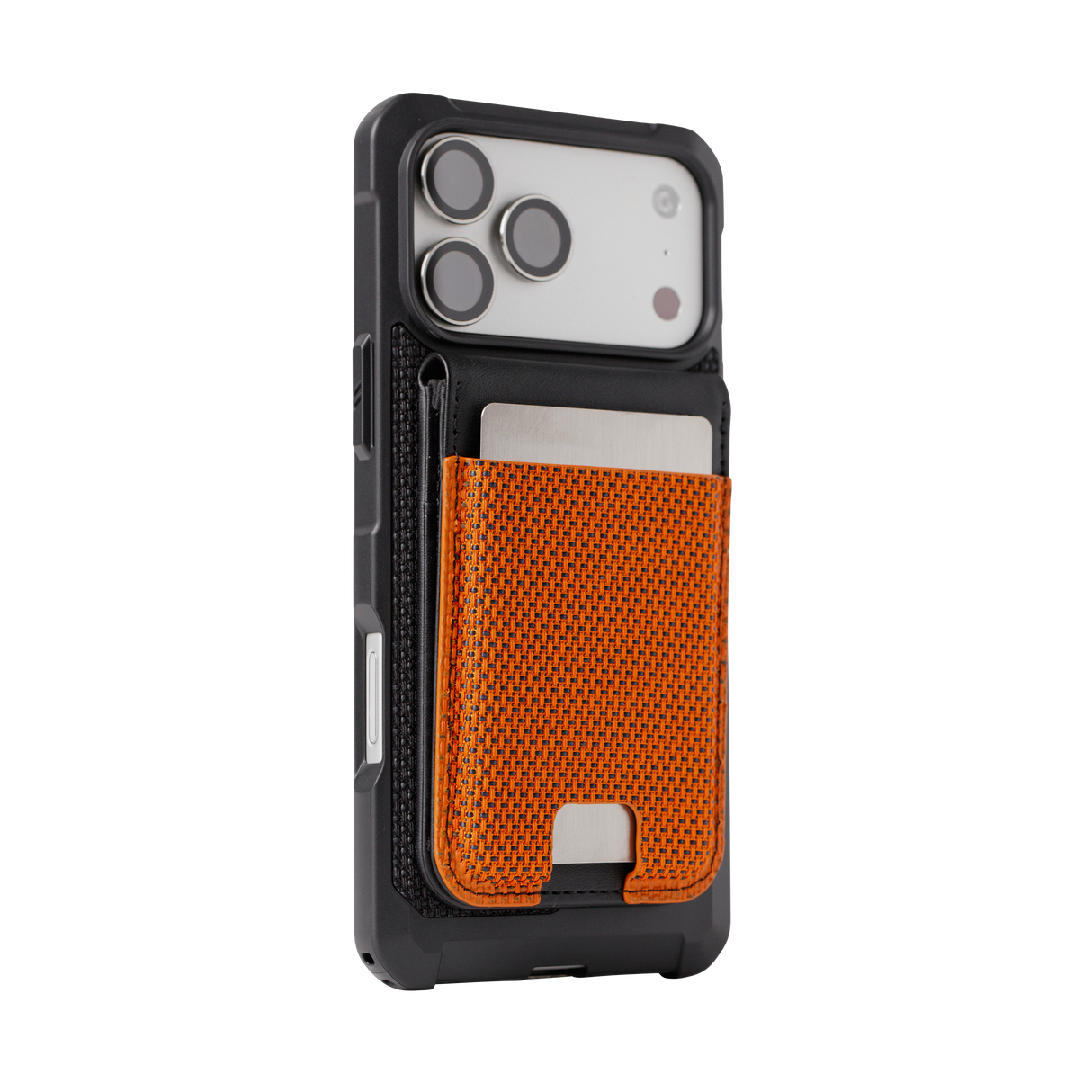 UAG รุ่น Metropolis Wallet - ที่เก็บบัตรติดหลังมือถือ - สี Kevlar Burnt Orange