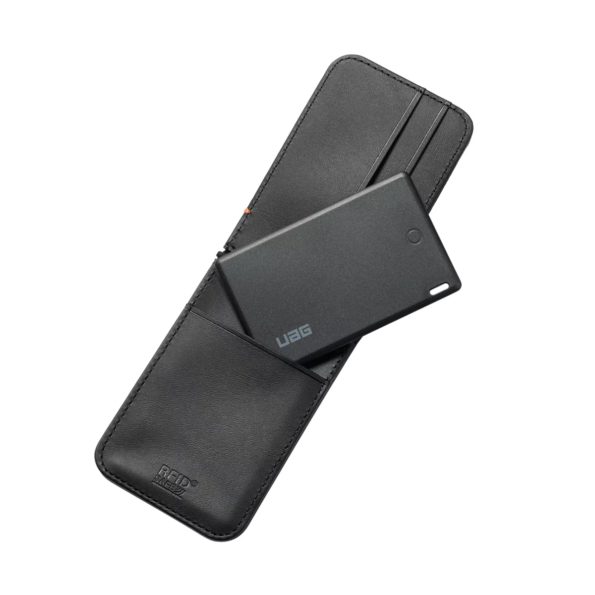 UAG รุ่น Metropolis Wallet with Tracker Card - ที่เก็บบัตรติดหลังมือถือ - สี Kevlar Black