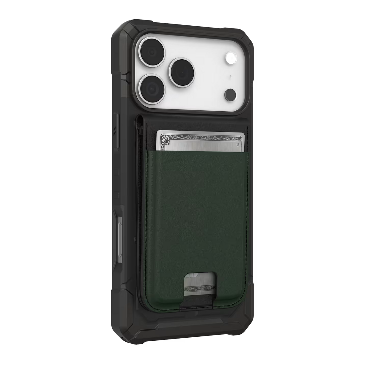UAG รุ่น Metropolis Wallet - ที่เก็บบัตรติดหลังมือถือ - สี Olive (PU)