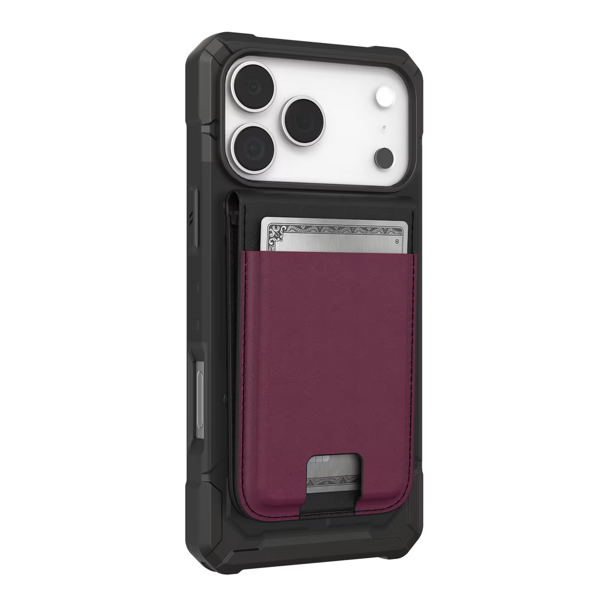 UAG รุ่น Metropolis Wallet - ที่เก็บบัตรติดหลังมือถือ - สี Deep Purple Synth (PU)