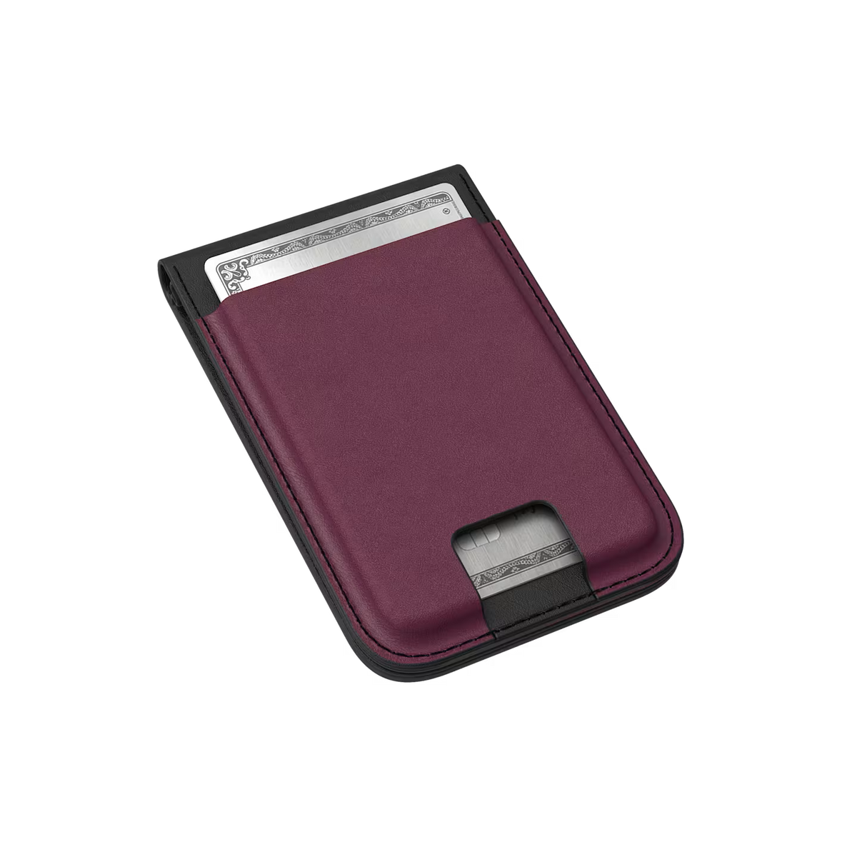 UAG รุ่น Metropolis Wallet - ที่เก็บบัตรติดหลังมือถือ - สี Deep Purple Synth (PU)