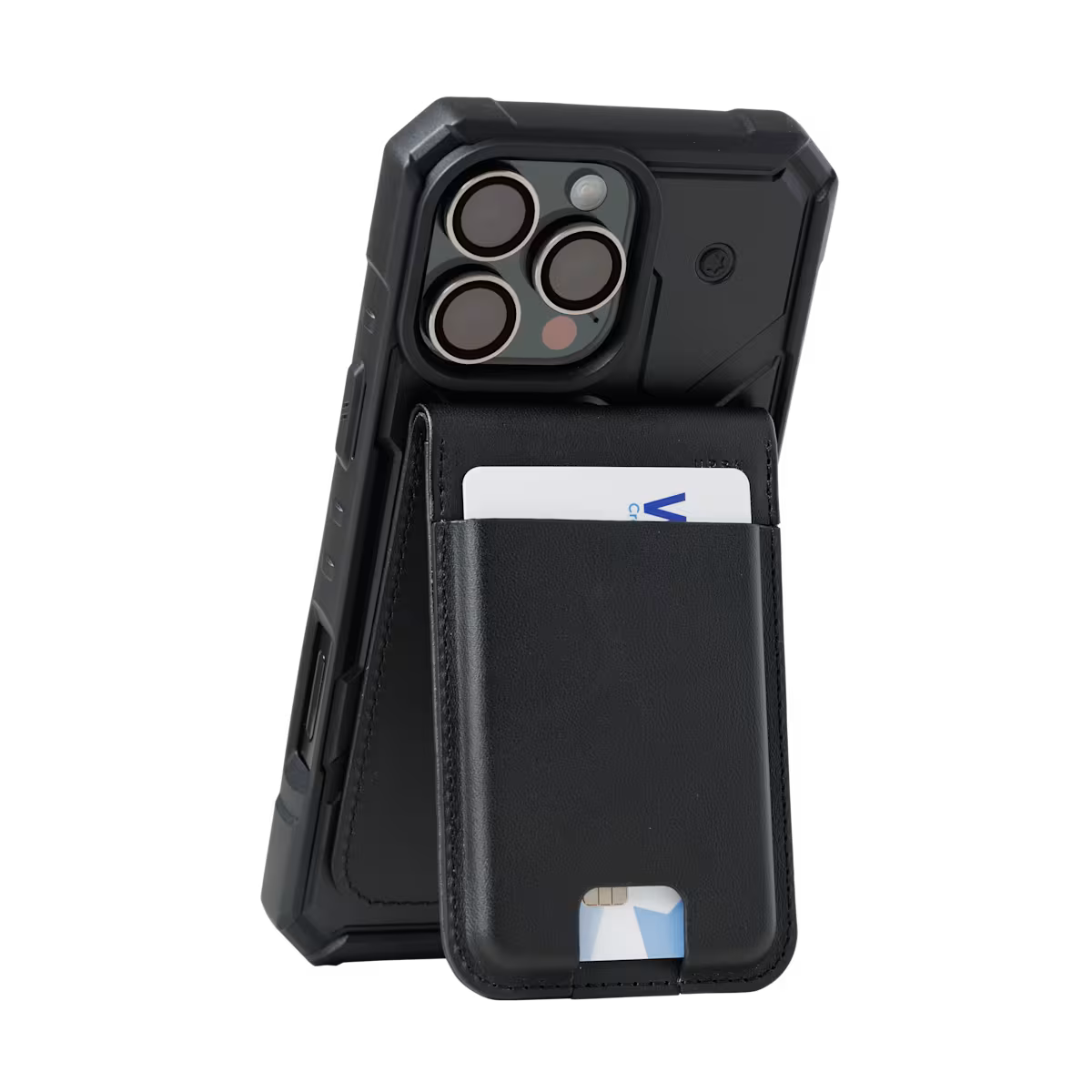 UAG รุ่น Metropolis Wallet - ที่เก็บบัตรติดหลังมือถือ - สี Black