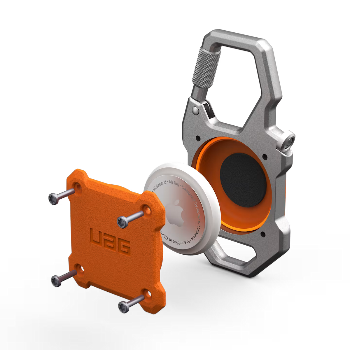 UAG รุ่น Monarch - เคส AirTag - สี Orange/Silver