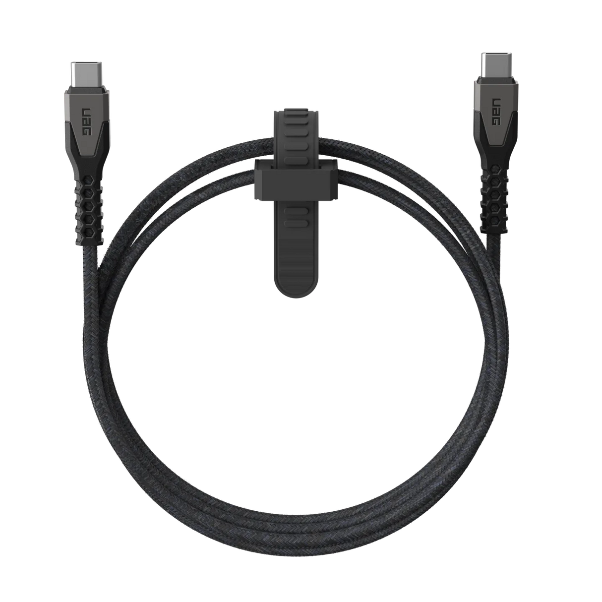 สายชาร์จ UAG รุ่น Rugged Kevlar USB C-to-USB C Cable ความยาว 1.5 เมตร - สี Black/Gray