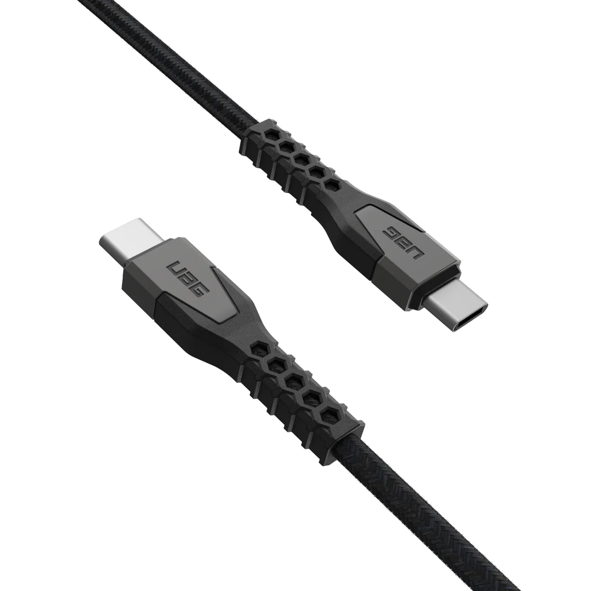 สายชาร์จ UAG รุ่น Rugged Kevlar USB C-to-USB C Cable ความยาว 1.5 เมตร - สี Black/Gray