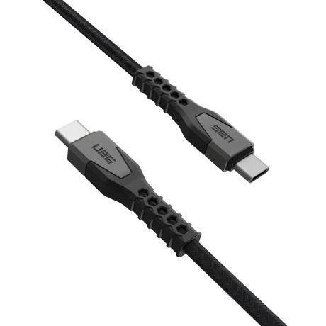 สายชาร์จ UAG รุ่น Rugged Kevlar USB C-to-USB C Cable ความยาว 1.5 เมตร - สี Black/Gray