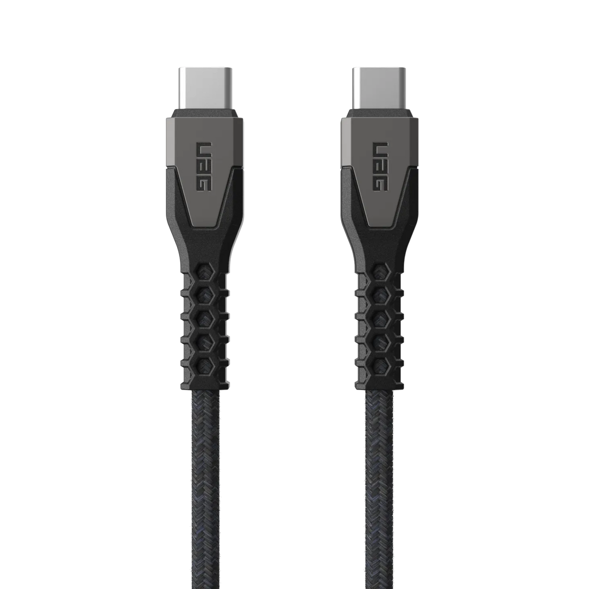สายชาร์จ UAG รุ่น Rugged Kevlar USB C-to-USB C Cable ความยาว 1.5 เมตร - สี Black/Gray