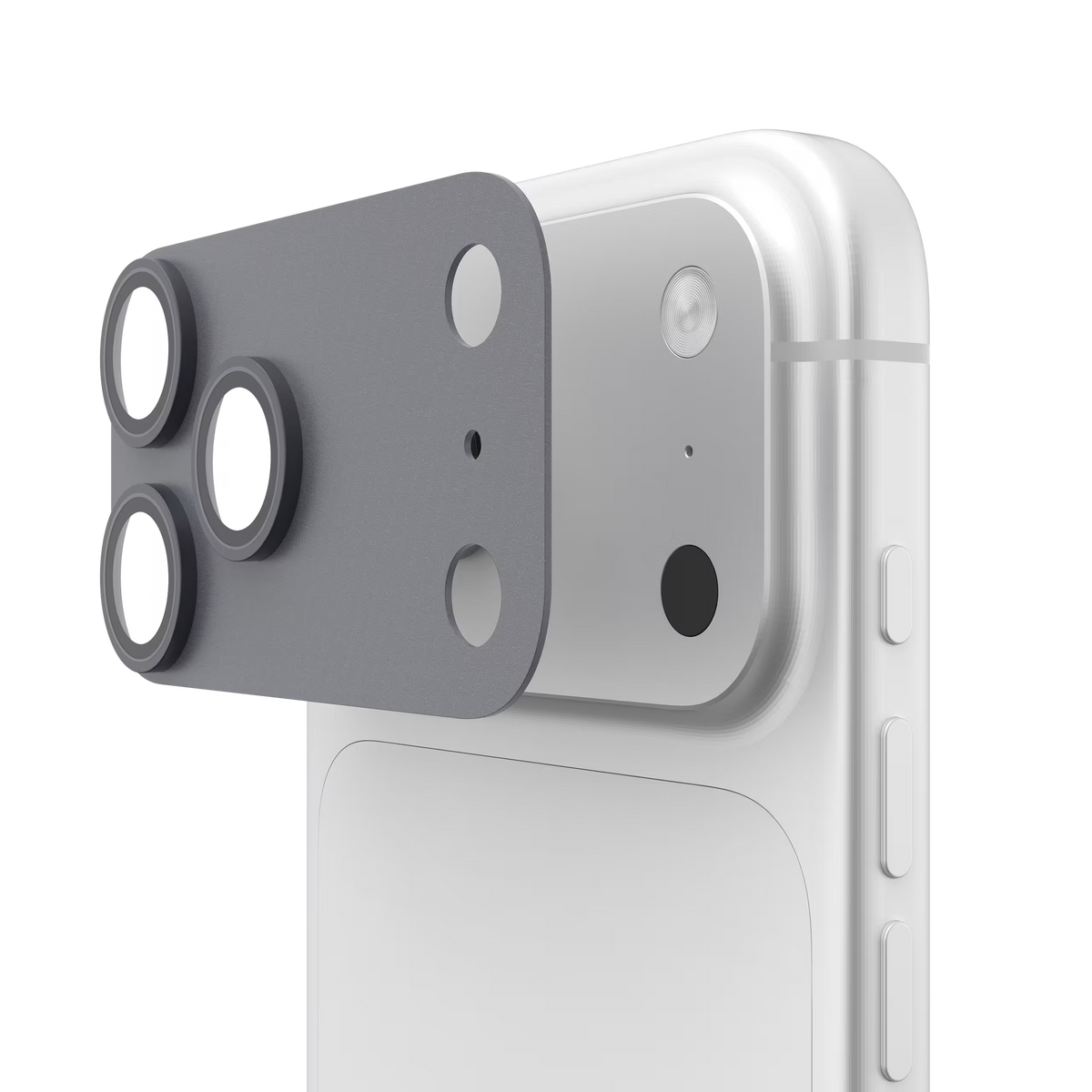 UAG รุ่น Camera Shield (Aluminium) - กระจกเลนส์กล้อง iPhone 17 Pro Max / 18 Pro Max - สี Space Grey
