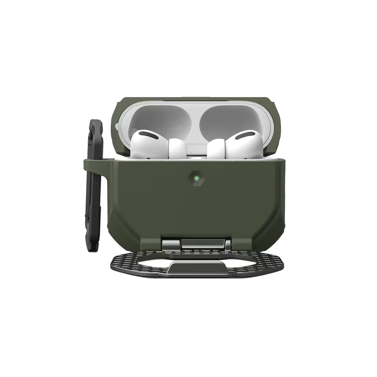 UAG รุ่น Monarch - เคส AirPods Pro 3 - สี Olive Drab/Silver