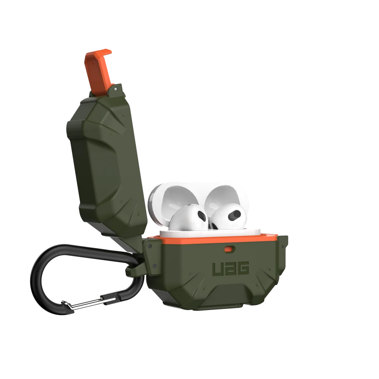 เคส UAG รุ่น Pathfinder - Airpods 3 - สี Olive/Orange