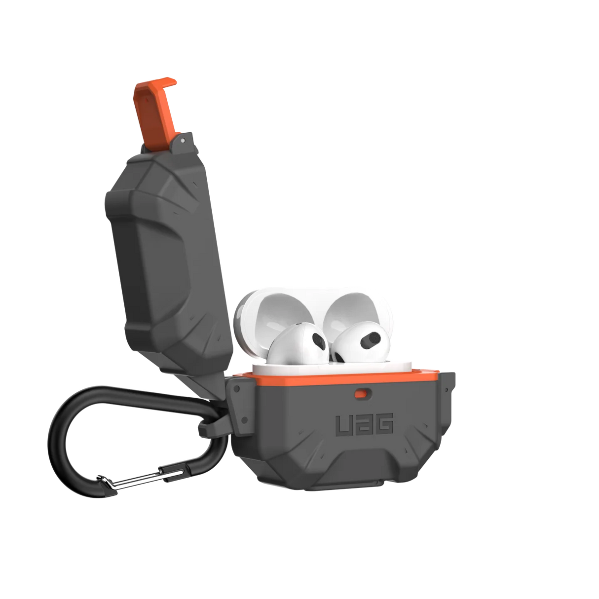 เคส UAG รุ่น Pathfinder - Airpods 3 - สี Silver/Orange