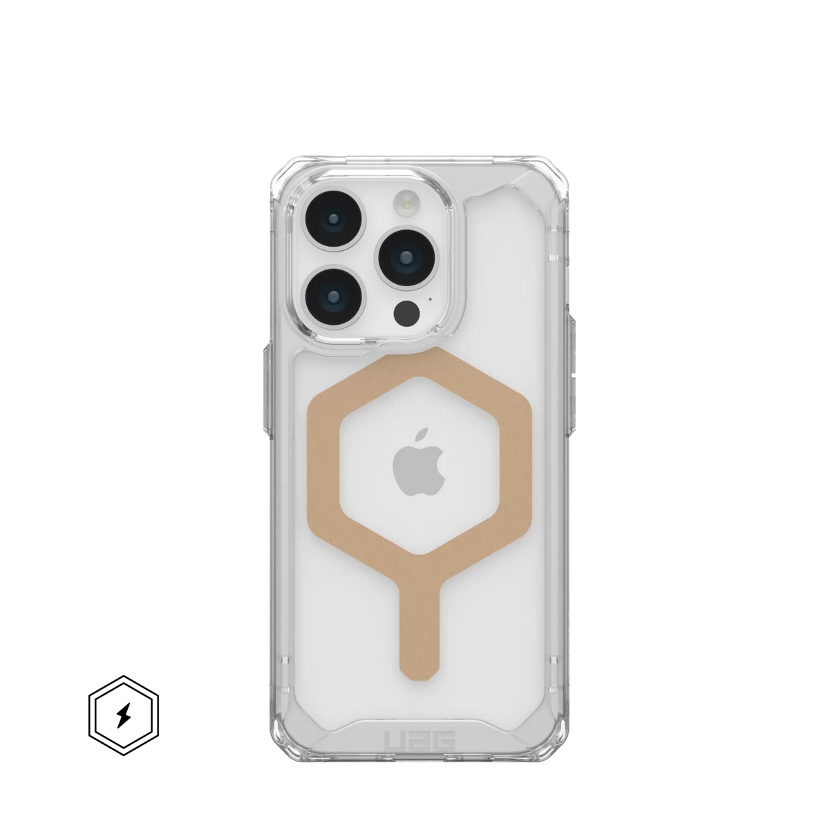 เคส UAG รุ่น Plyo MagSafe - iPhone 15 Pro - Ice/Gold