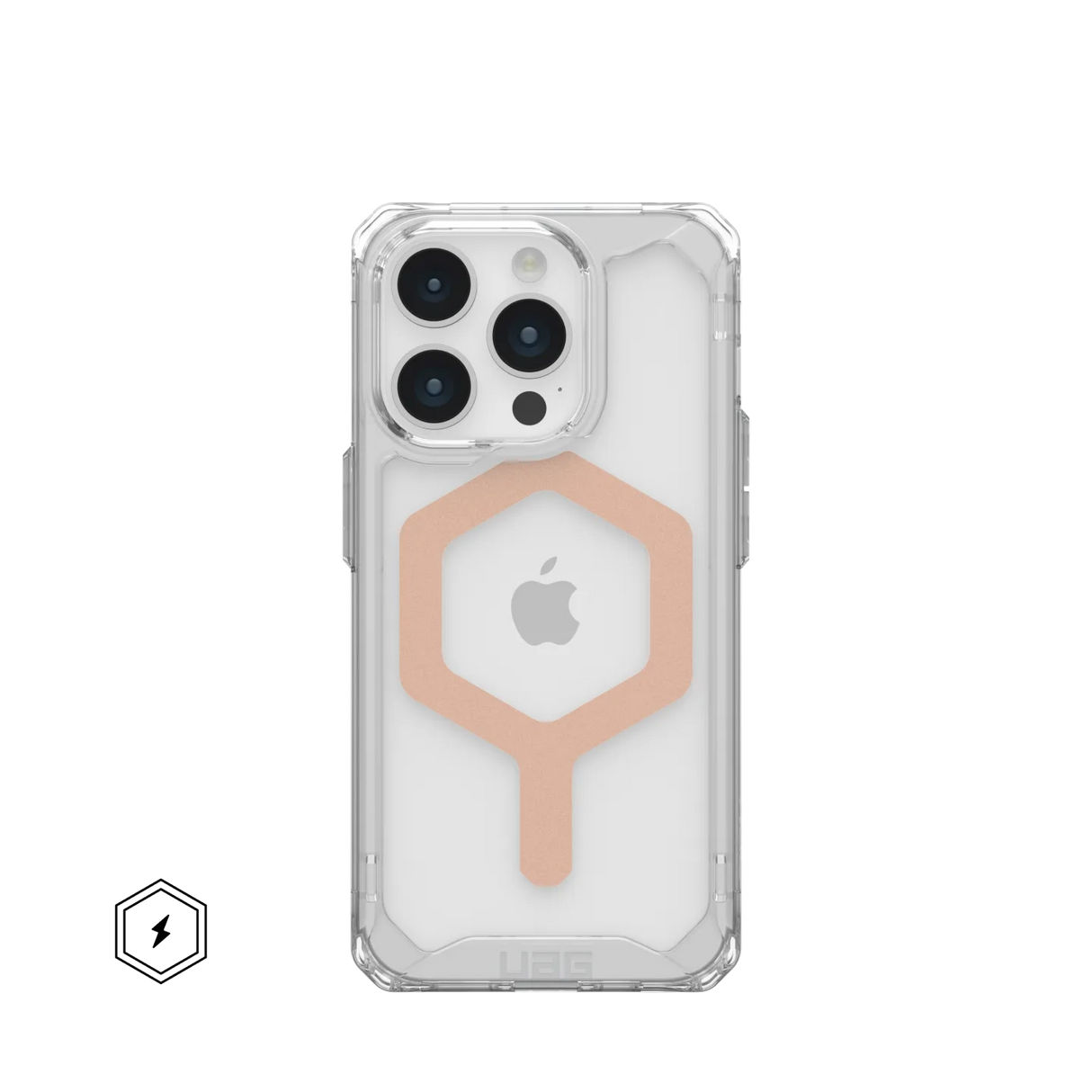 เคส UAG รุ่น Plyo MagSafe - iPhone 15 Pro - Ice/Rose Gold