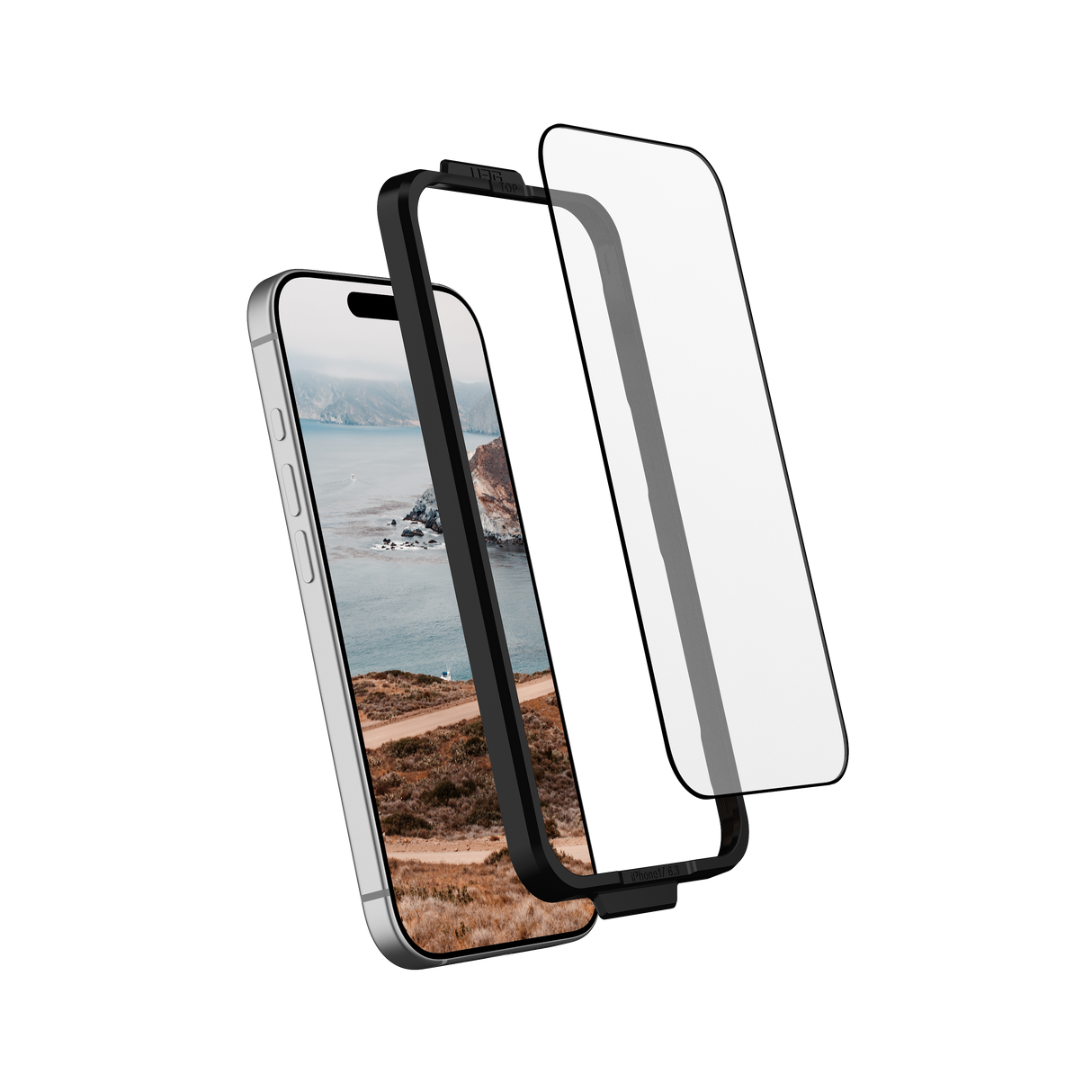 UAG รุ่น Glass Shield - ฟิล์มกระจก iPhone 17 - สี Clear/Black