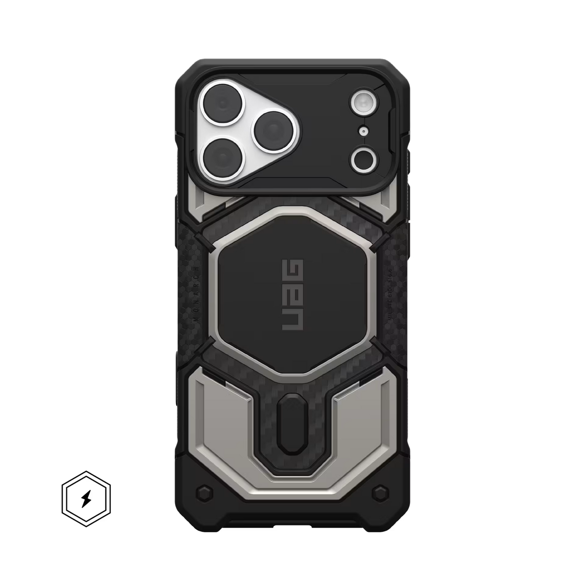 UAG รุ่น Monarch Pro (Cap) - เคส iPhone 17 Pro Max / 18 Pro Max - สี Titanium