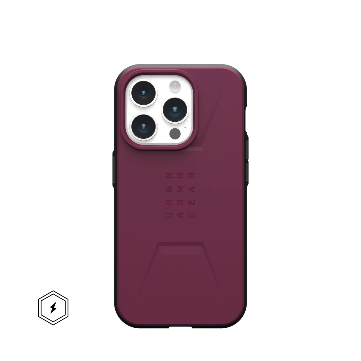 เคส UAG รุ่น Civilian MagSafe - iPhone 15 Pro - สี Bordeaux