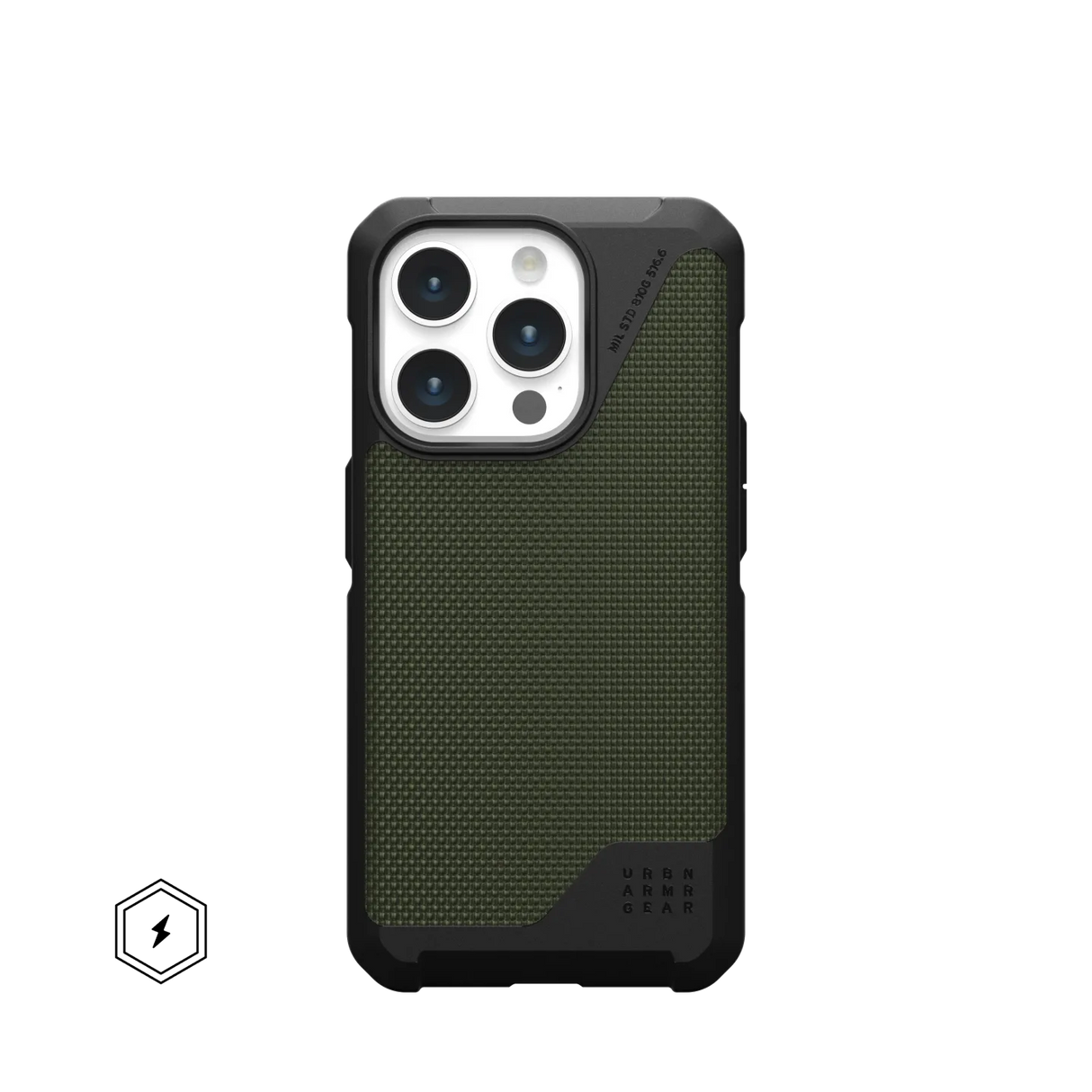 เคส UAG รุ่น Metropolis LT MagSafe - iPhone 15 Pro - สี Kevlar Olive
