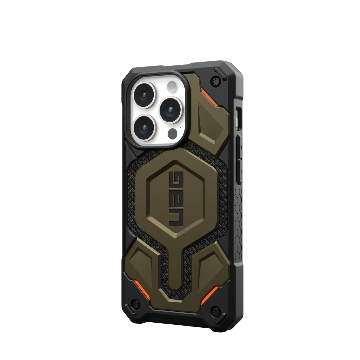 เคส UAG รุ่น Monarch Pro - iPhone 15 Pro - สี Kevlar Element Green