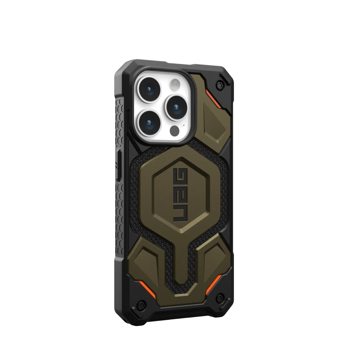 เคส UAG รุ่น Monarch Pro - iPhone 15 Pro - สี Kevlar Element Green