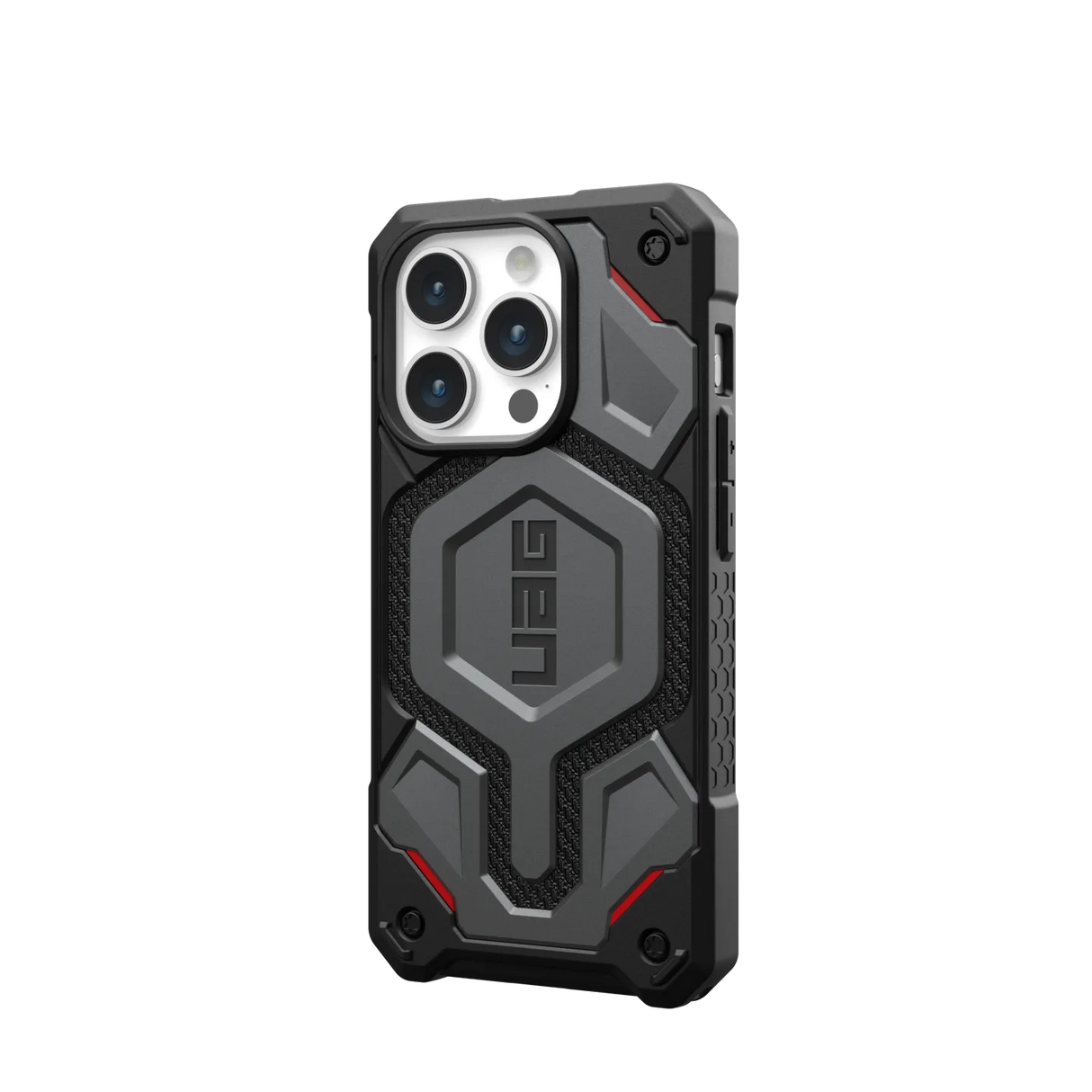 เคส UAG รุ่น Monarch Pro - iPhone 15 Pro - สี Kevlar Silver