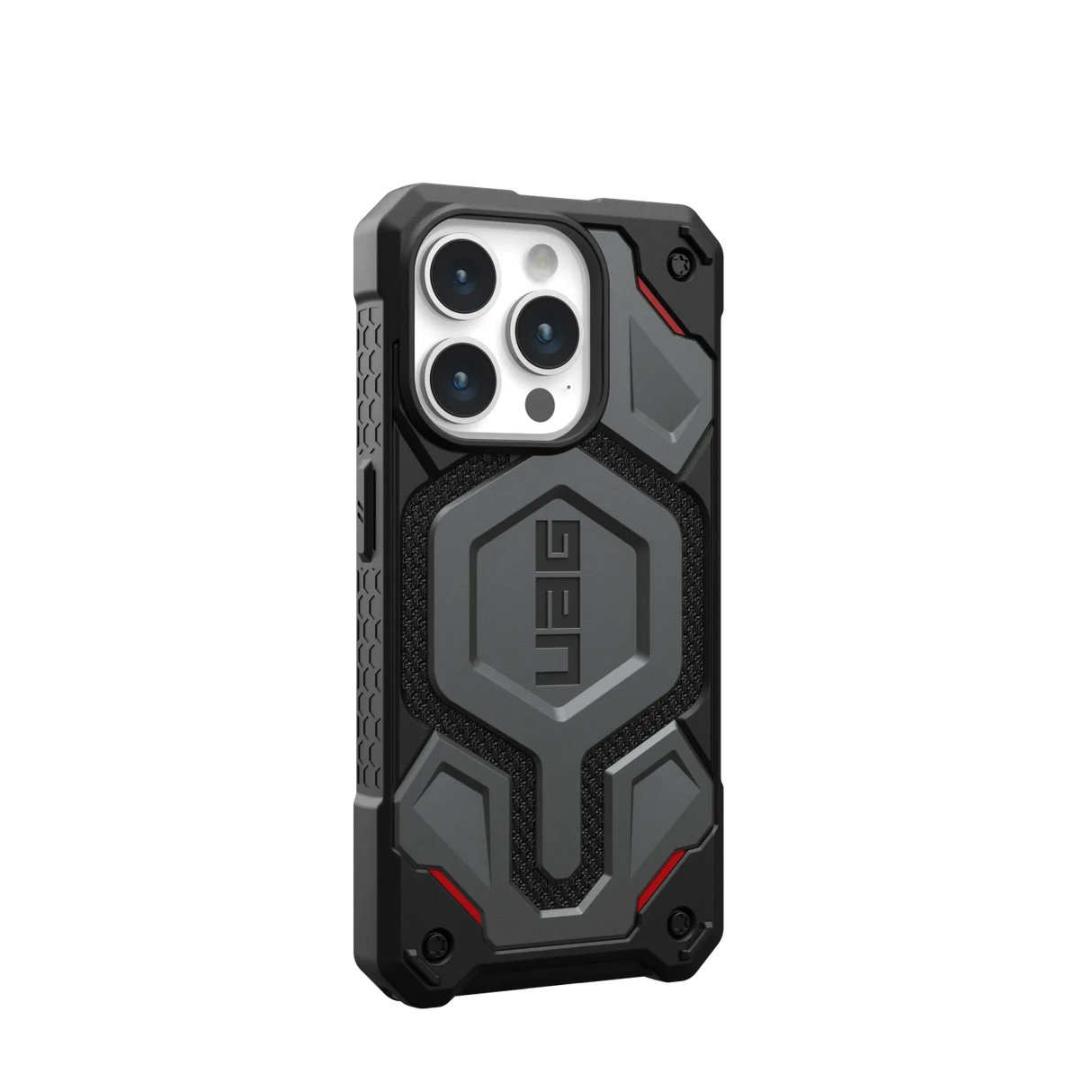เคส UAG รุ่น Monarch Pro - iPhone 15 Pro - สี Kevlar Silver