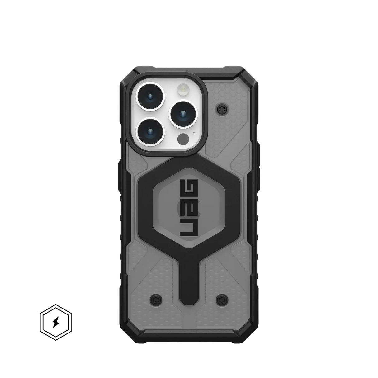 เคส UAG รุ่น Pathfinder Clear MagSafe - iPhone 15 Pro - สี Ash
