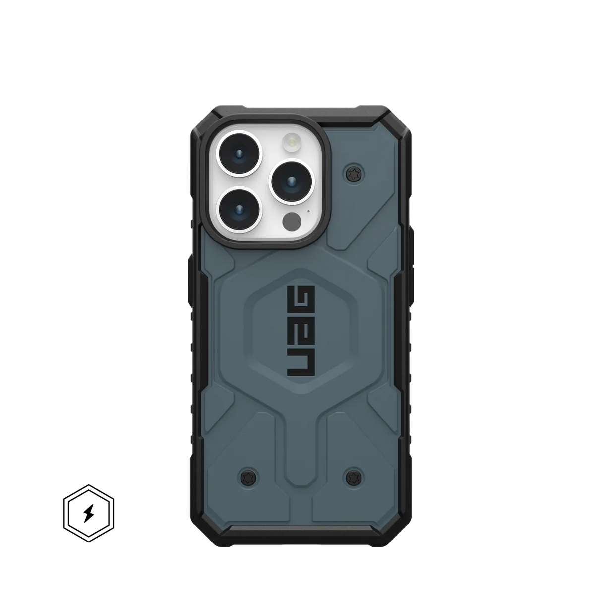 เคส UAG รุ่น Pathfinder MagSafe - iPhone 15 Pro - สี Cloud Blue