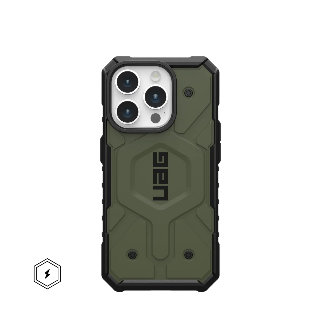 เคส UAG รุ่น Pathfinder MagSafe - iPhone 15 Pro - สี Olive Drab