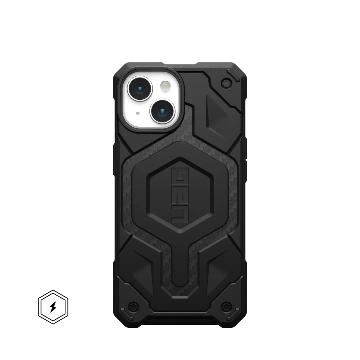 เคส UAG รุ่น Monarch Pro - iPhone 15 - สี Carbon Fiber