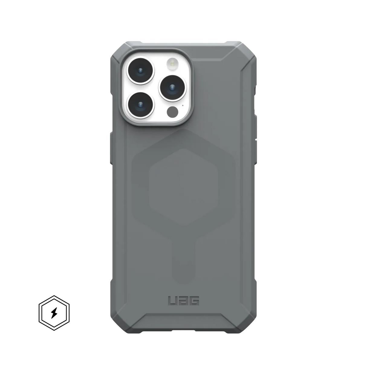 เคส UAG รุ่น Essential Armor MagSafe - iPhone 15 Pro Max - สี Silver