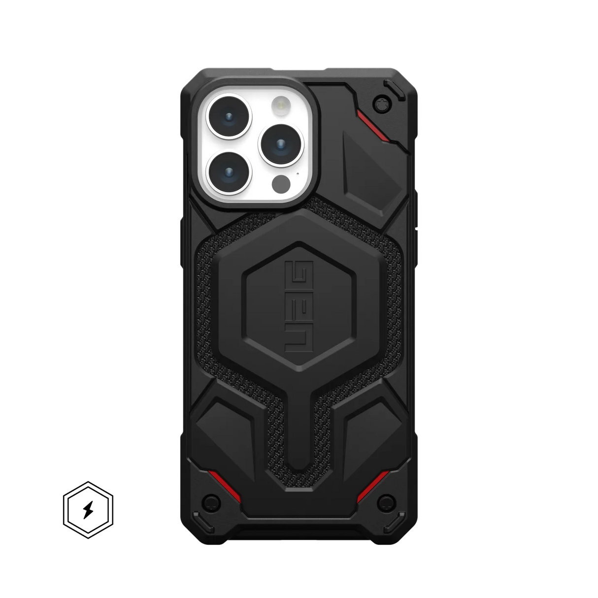 เคส UAG รุ่น Monarch Pro - iPhone 15 Pro Max - สี Kevlar Black
