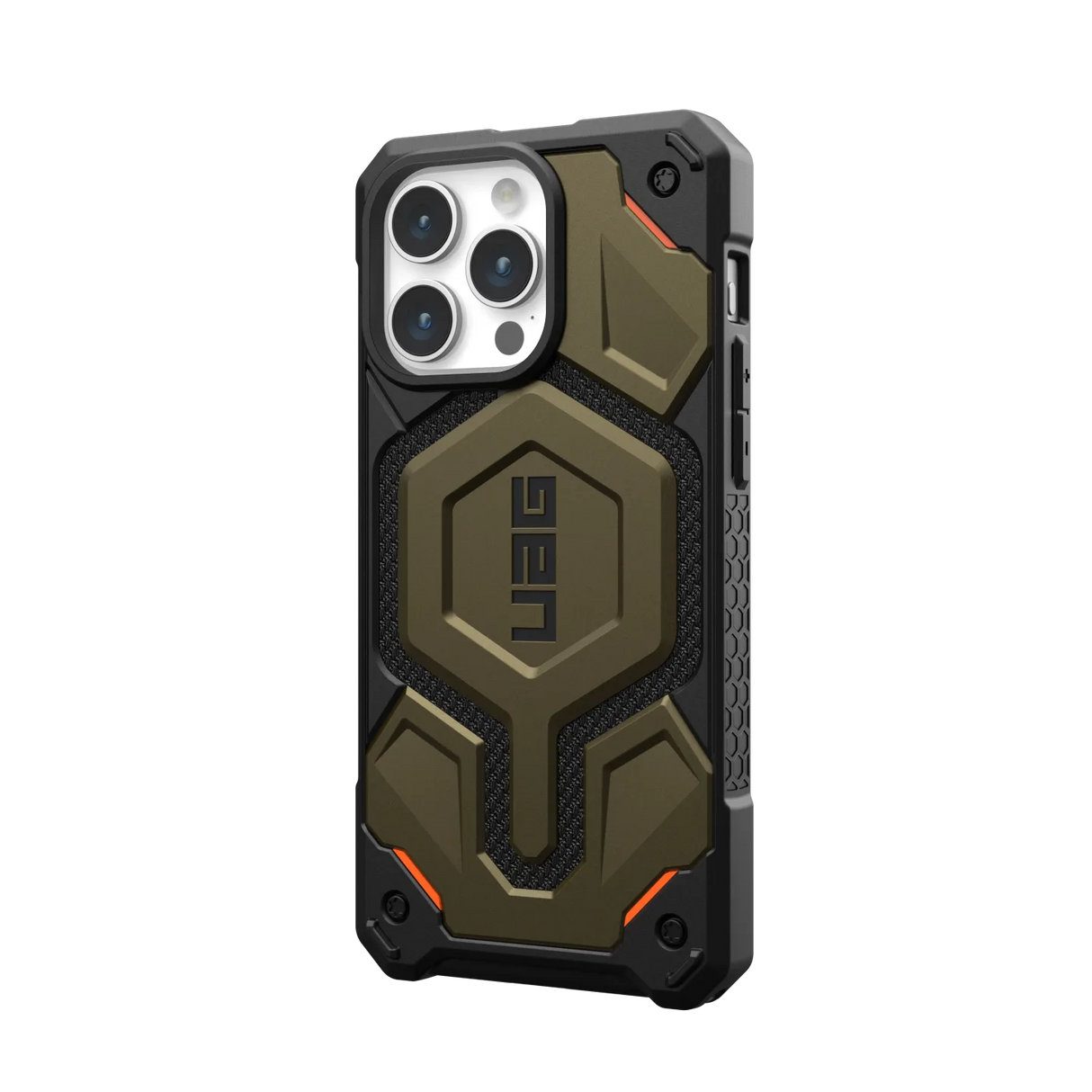 เคส UAG รุ่น Monarch Pro - iPhone 15 Pro Max - สี Kevlar Element Green