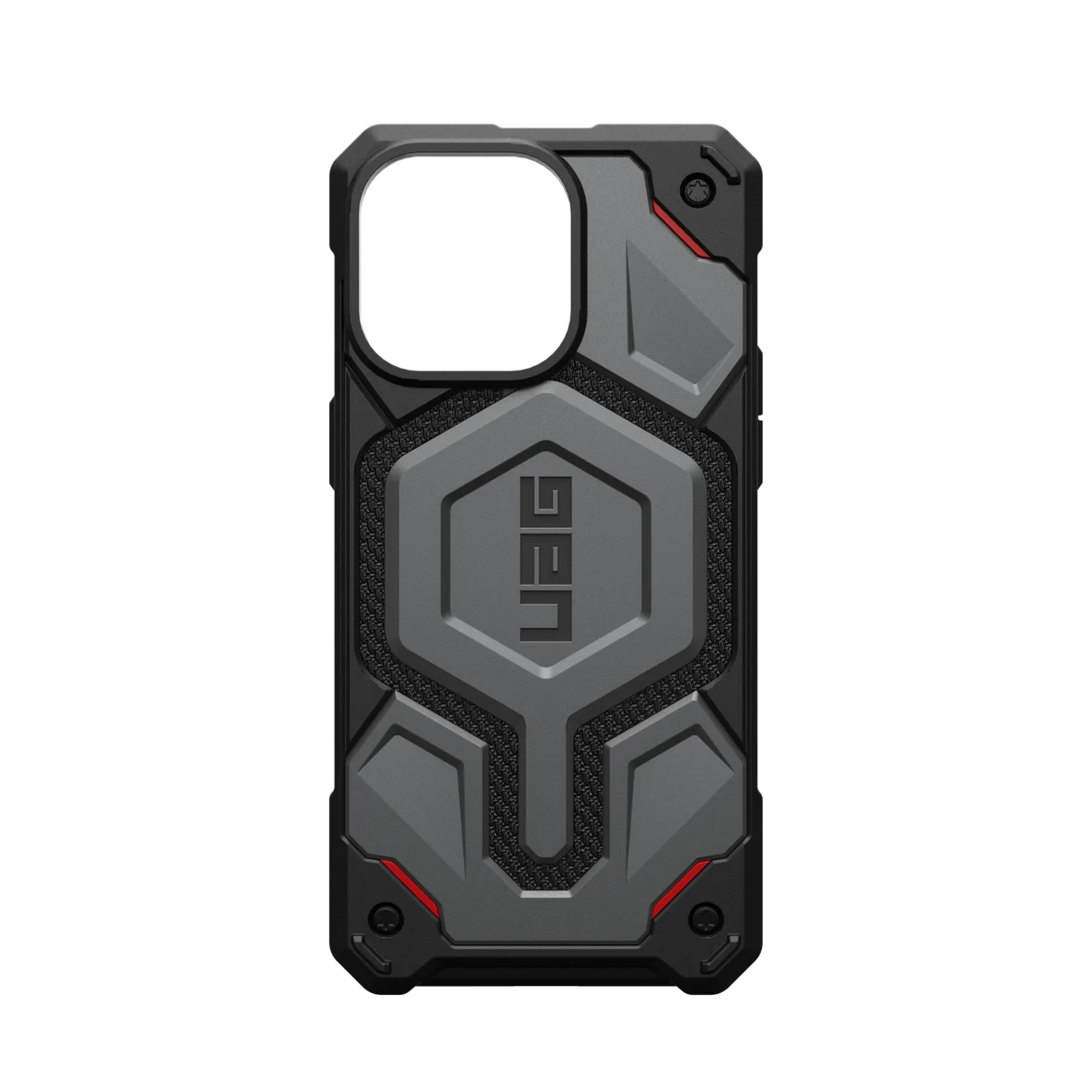 เคส UAG รุ่น Monarch Pro - iPhone 15 Pro Max - สี Kevlar Silver