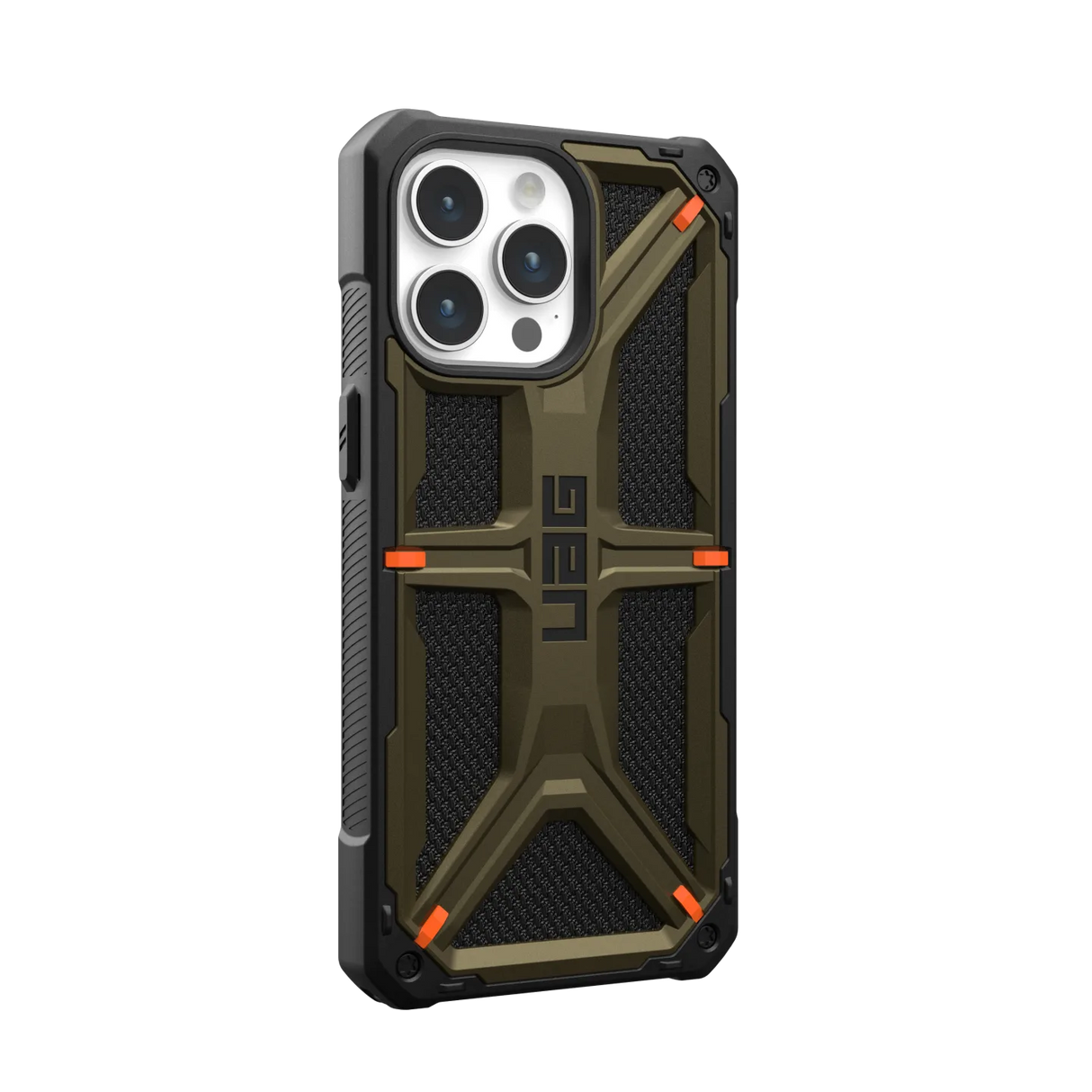 เคส UAG รุ่น Monarch - iPhone 15 Pro Max - สี Kevlar Element Green