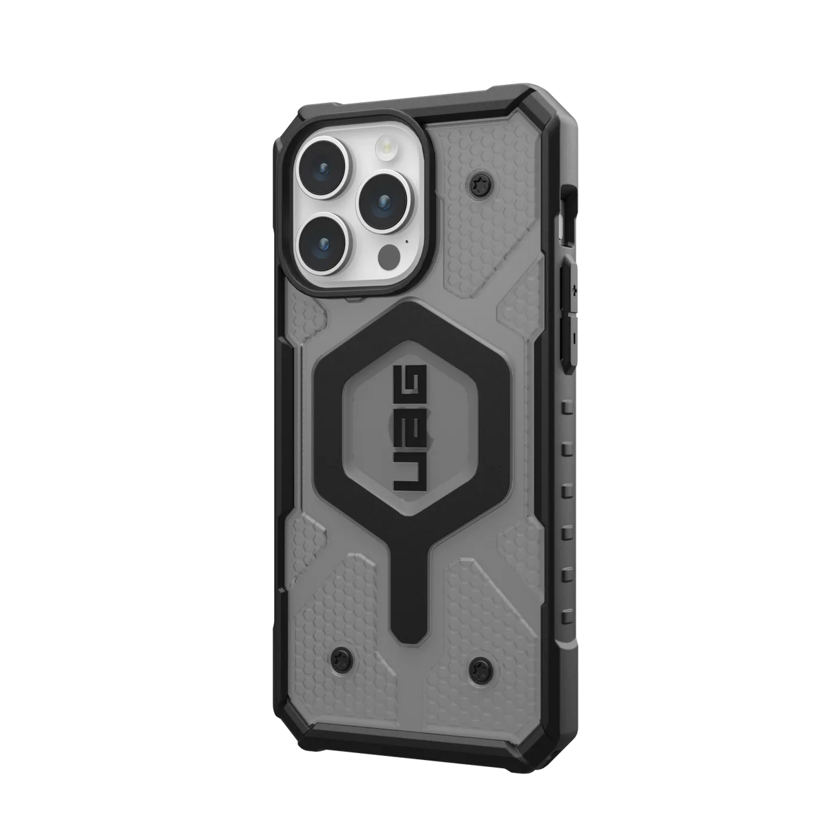 เคส UAG รุ่น Pathfinder Clear MagSafe - iPhone 15 Pro Max - สี Ash
