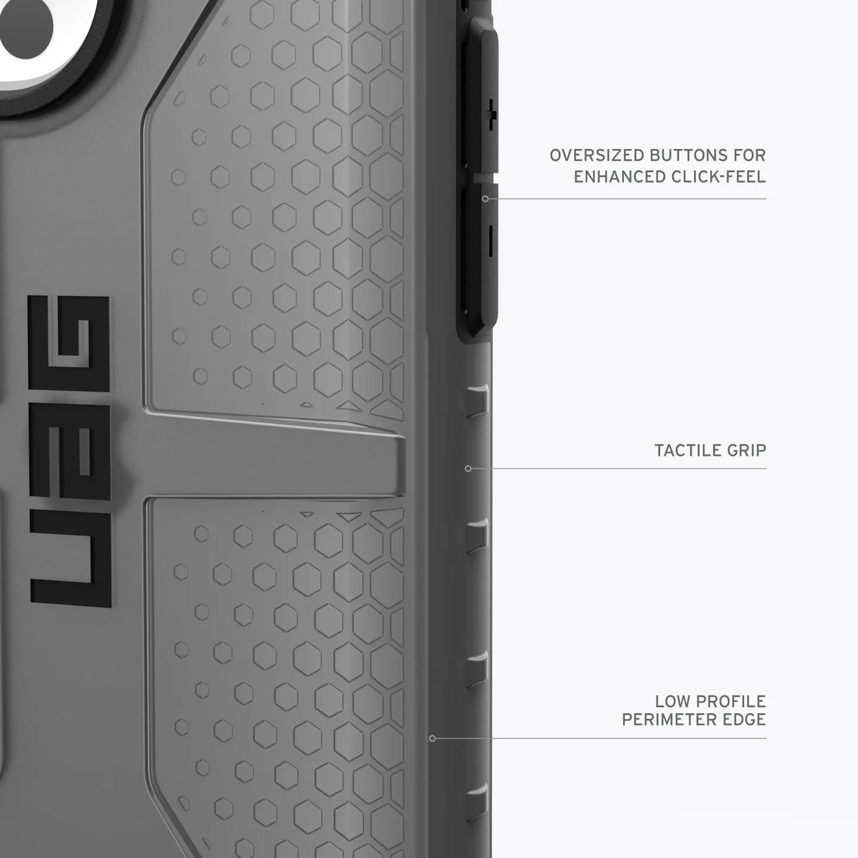 เคส UAG รุ่น Plasma - iPhone 15 Pro Max - สี Ash