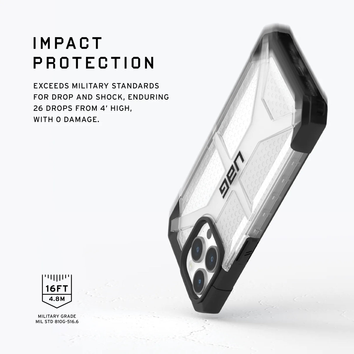 เคส UAG รุ่น Plasma - iPhone 15 Pro Max - สี Ice