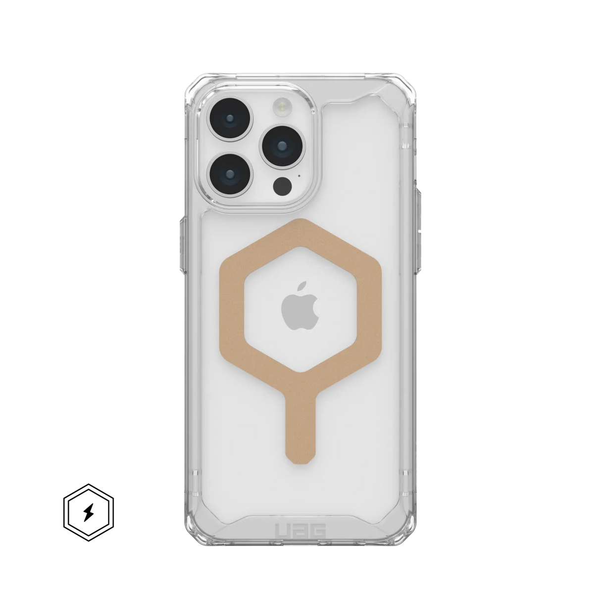 เคส UAG รุ่น Plyo MagSafe - iPhone 15 Pro Max - Ice/Gold