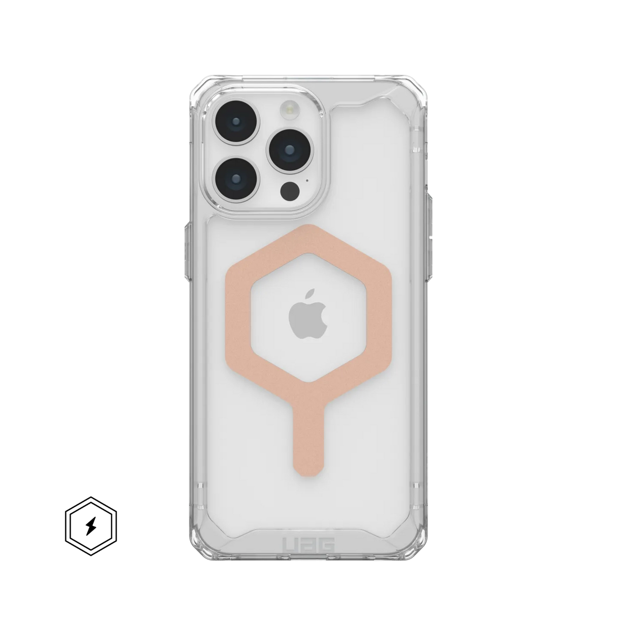 เคส UAG รุ่น Plyo MagSafe - iPhone 15 Pro Max - Ice/Rose Gold