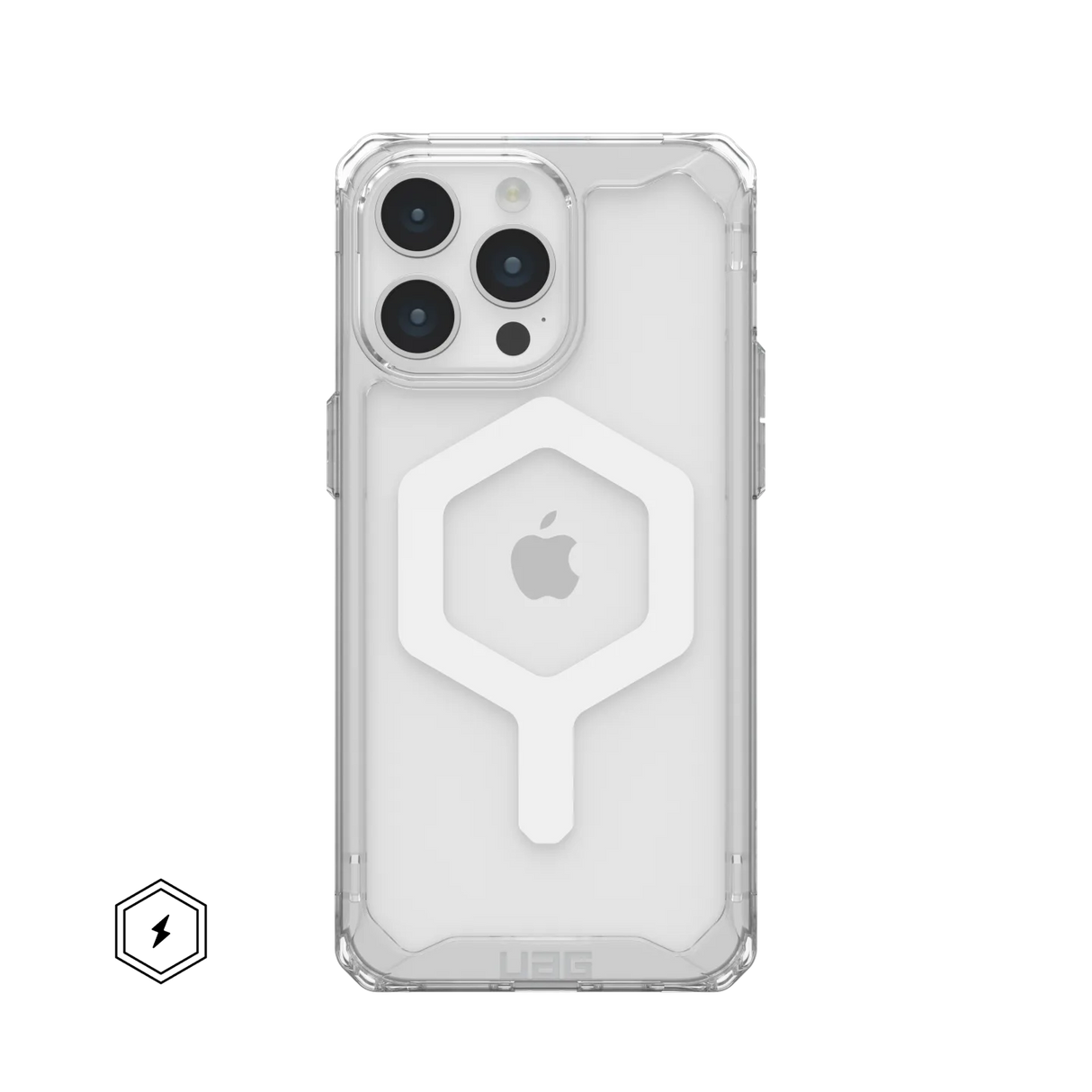 เคส UAG รุ่น Plyo MagSafe - iPhone 15 Pro Max - Ice/White