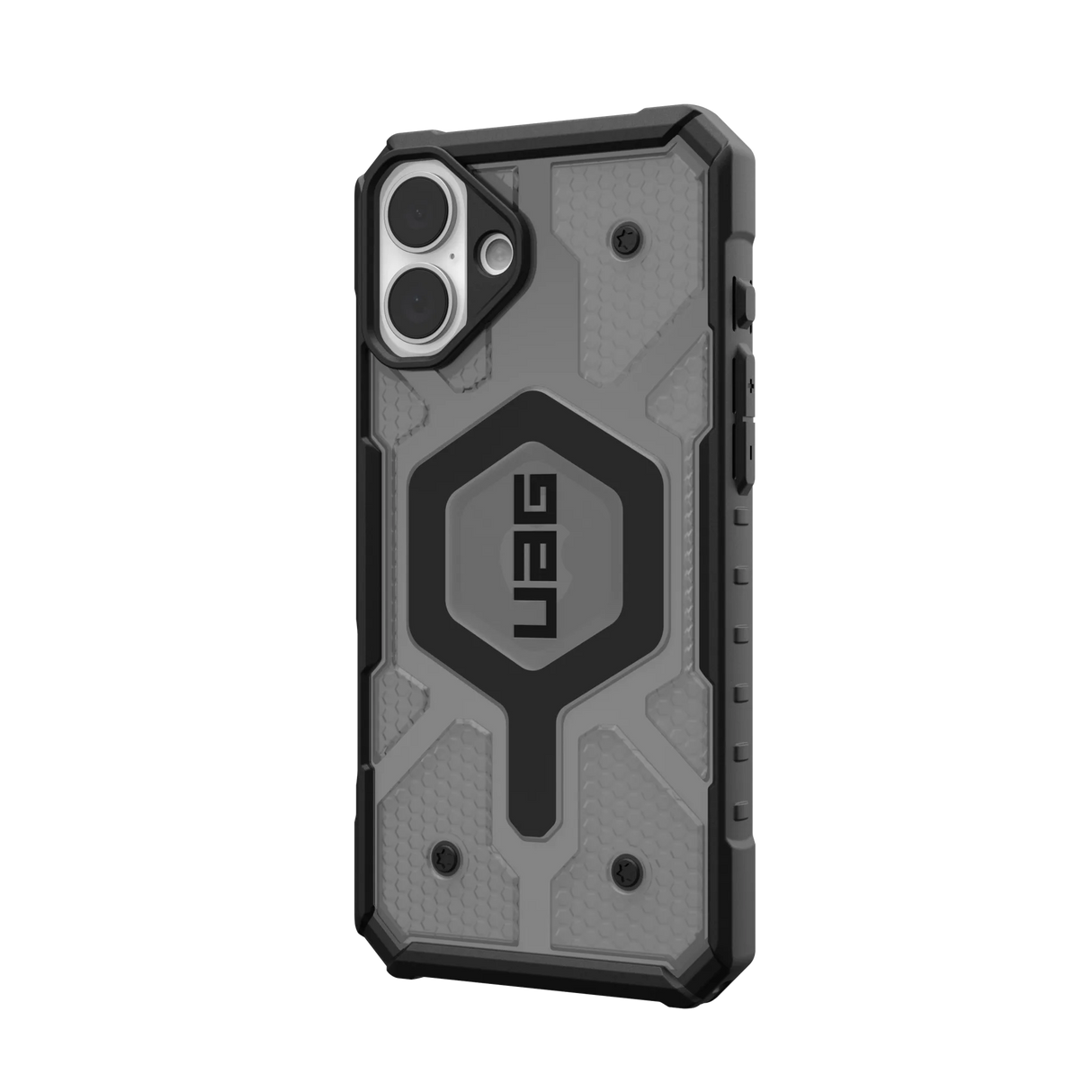 UAG รุ่น Pathfinder Clear Magsafe - เคส iPhone 16 Plus - สี Ash