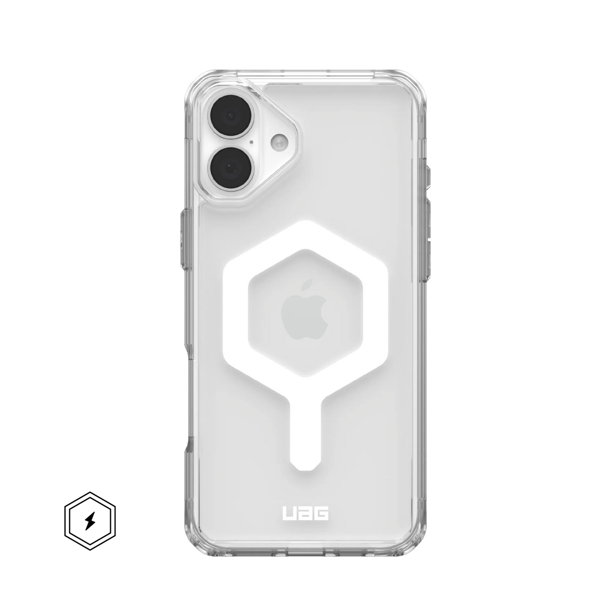 UAG รุ่น Plyo Magsafe – เคส iPhone 16 Plus – สี Ice/White